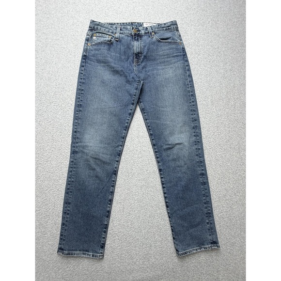 Ag Adriano Goldschmied Denim - AG Adriano Goldschmied Ex Boyfriend Jeans Womens 27 Blue Mid Rise 27x29.5 Denim